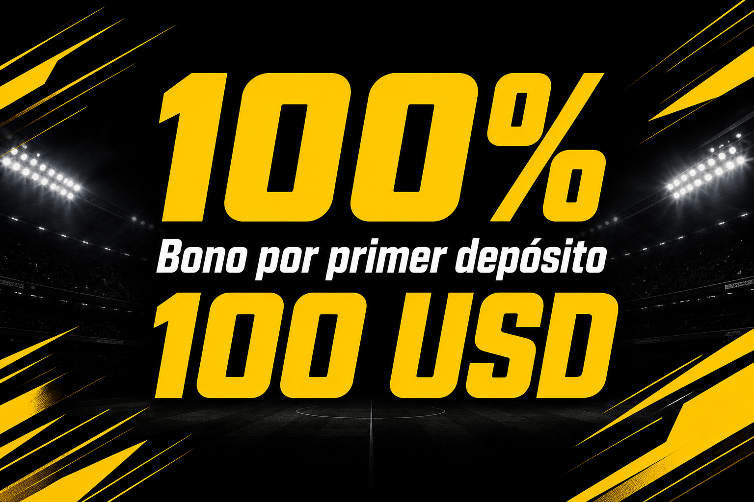 Bono de bienvenida 100% hasta 100 USD